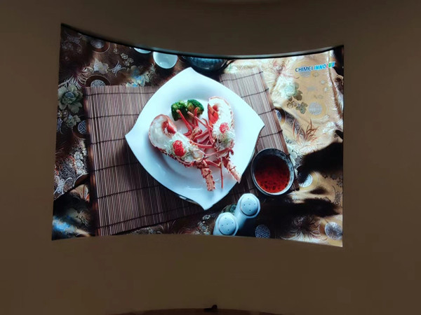 坊子室内P2.5弧形LED屏